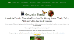 Desktop Screenshot of mosquitobarrier.com